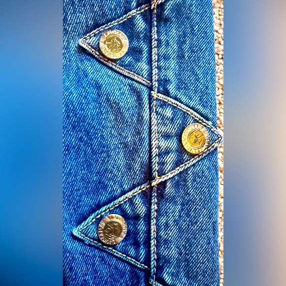 LAWMAN ** Vintage high waist western jeans size 3 / 4 - Picture 7 of 9